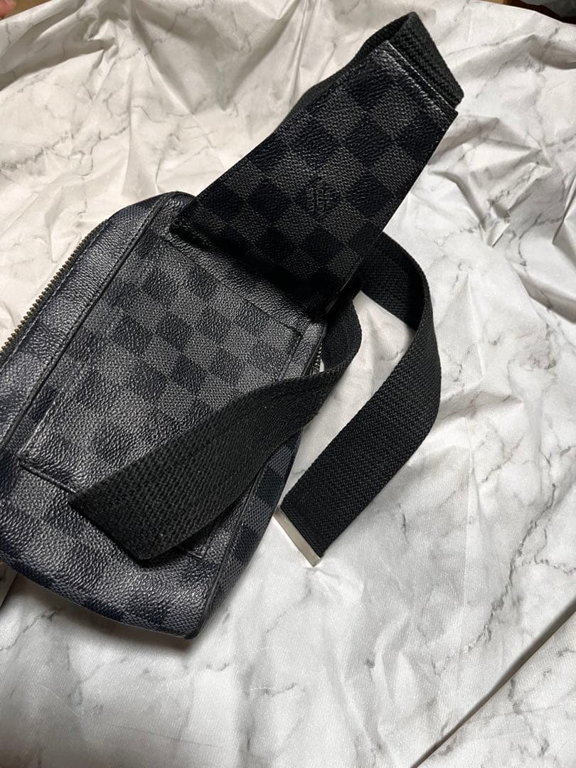 【早い者勝ち】ルイヴィトン ジェロニモス ダミエ ボディバッグ ストラップ難あり