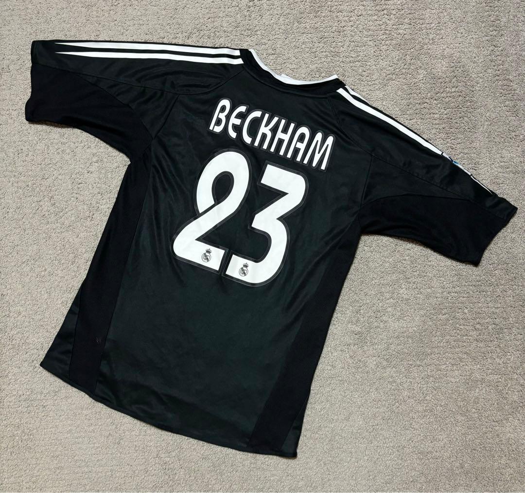 サッカー　 レアルマドリード　 ベッカム　 アディダス ユニフォーム
