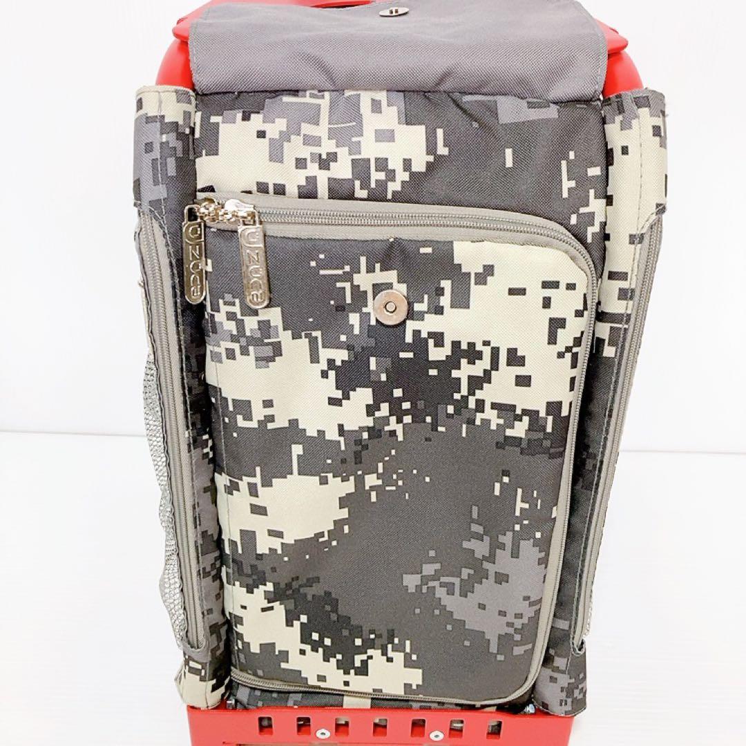 【極美品】ZUCA（ズーカ）スポーツキャリーバッグ　迷彩　カモ　希少色