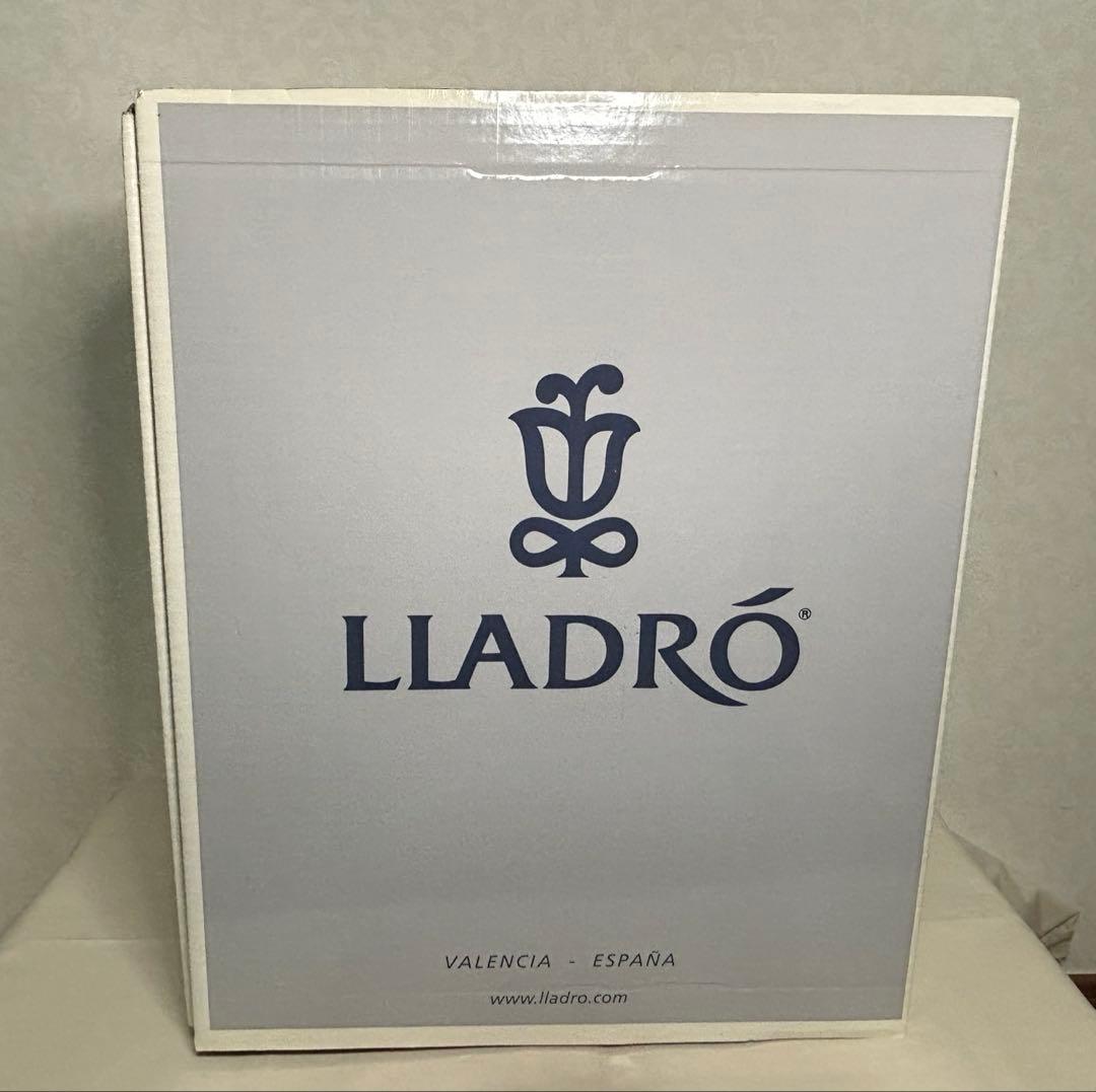 LLADRO 少年と少女 フィギュリン 時計付き 廃盤 美品 元箱あり