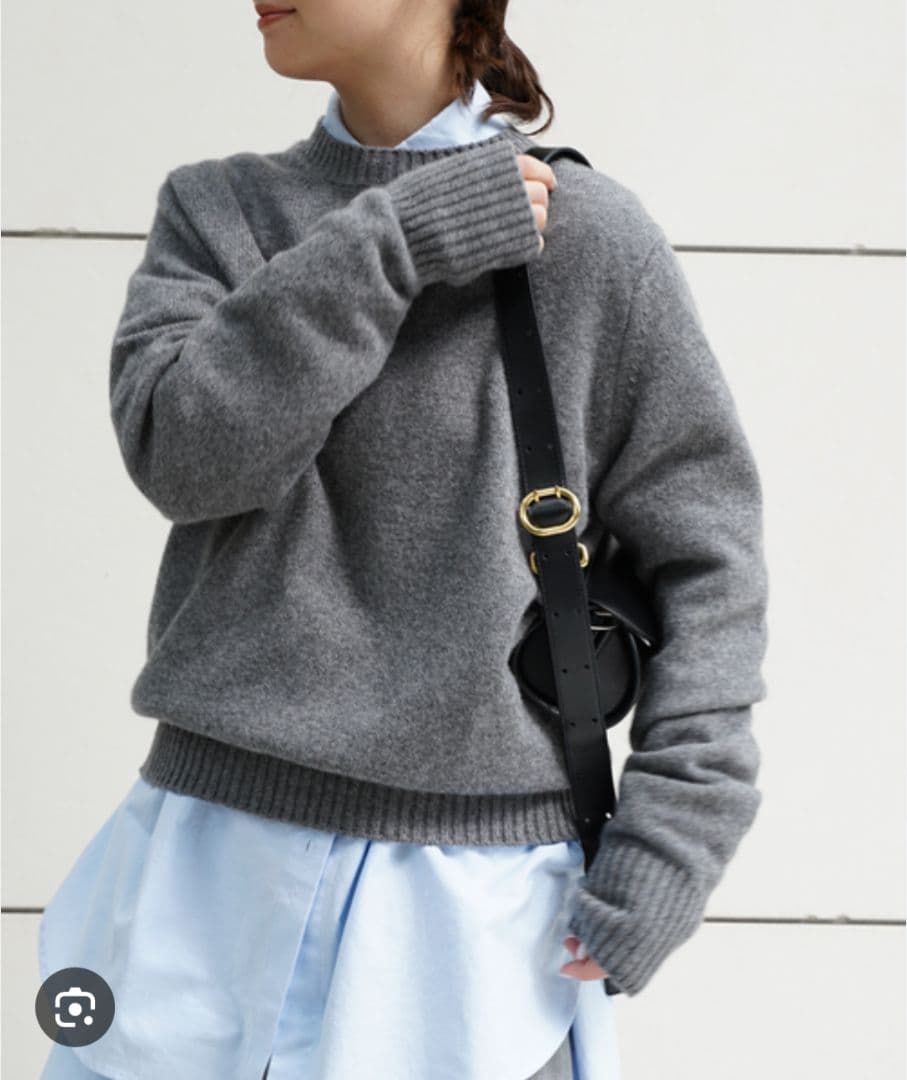 Deuxieme Classe ニット グレー クリーニング済