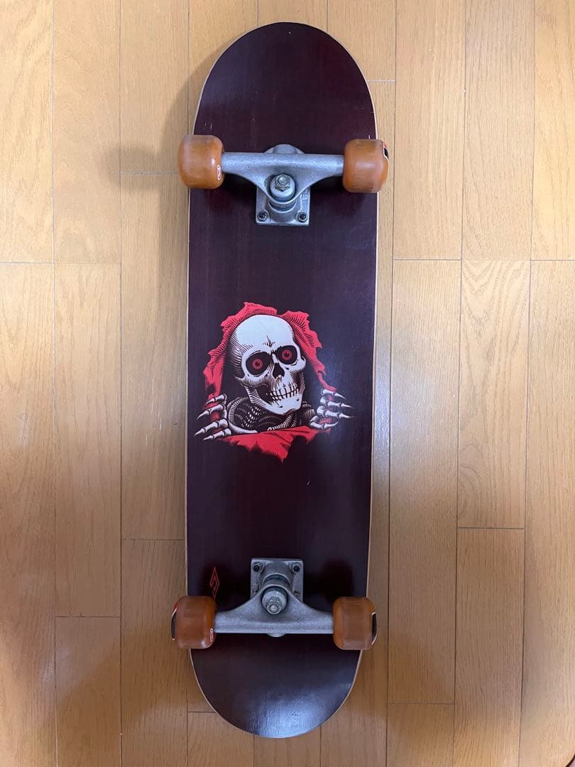 パウエルペラルタ　ボーンズ　スケボー ビンテージ　90s 覗きスカル
