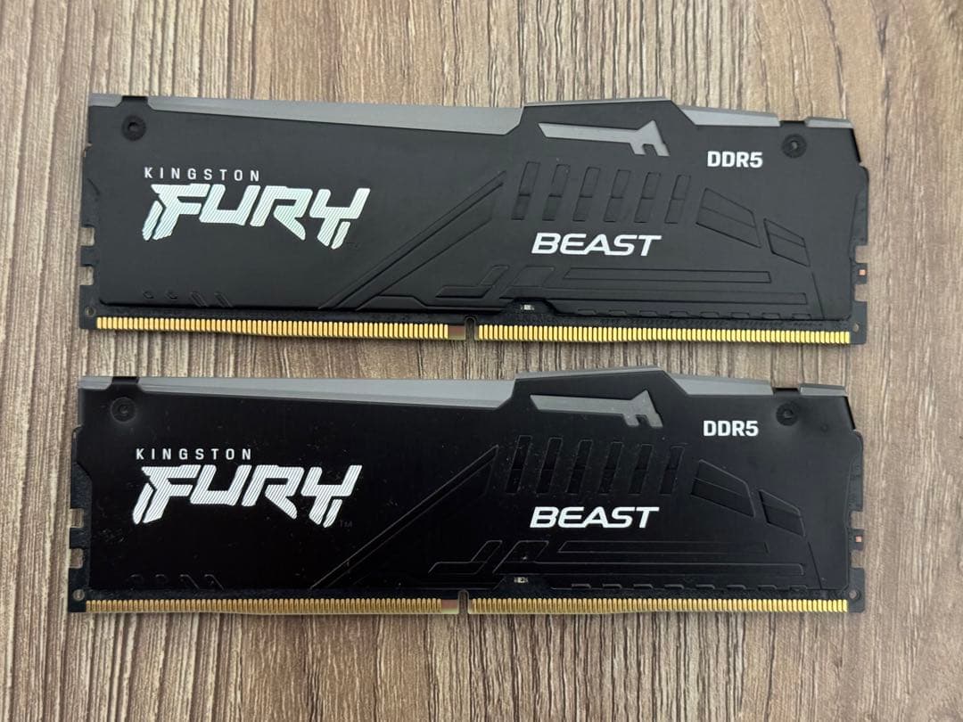 KingstonDDR5 UDIMM 8GB 5200 2枚