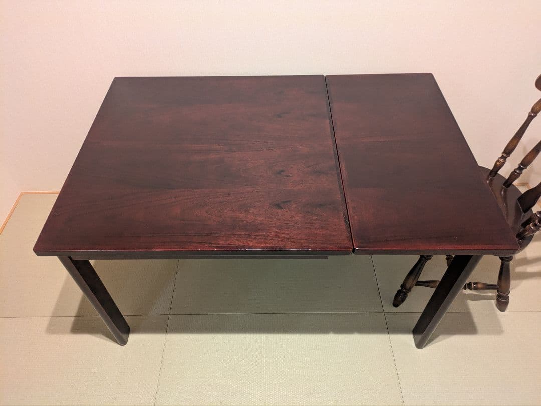 【オールド カリモク】バタフライテーブル ダイニングテーブル 折たたみ式 廃盤品