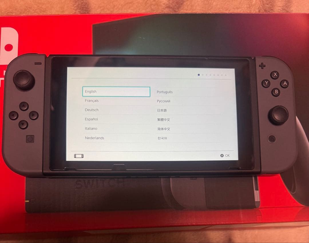 Nintendo Switch グレー　本体　任天堂　ニンテンドー　スイッチ
