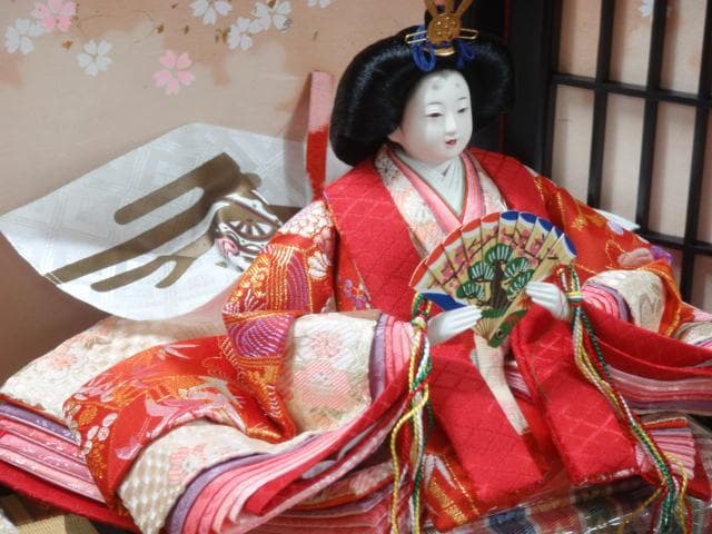値下げ！新品！売切り特価●激安！70巾 ひな人形 親王飾り 収納飾り お雛様●
