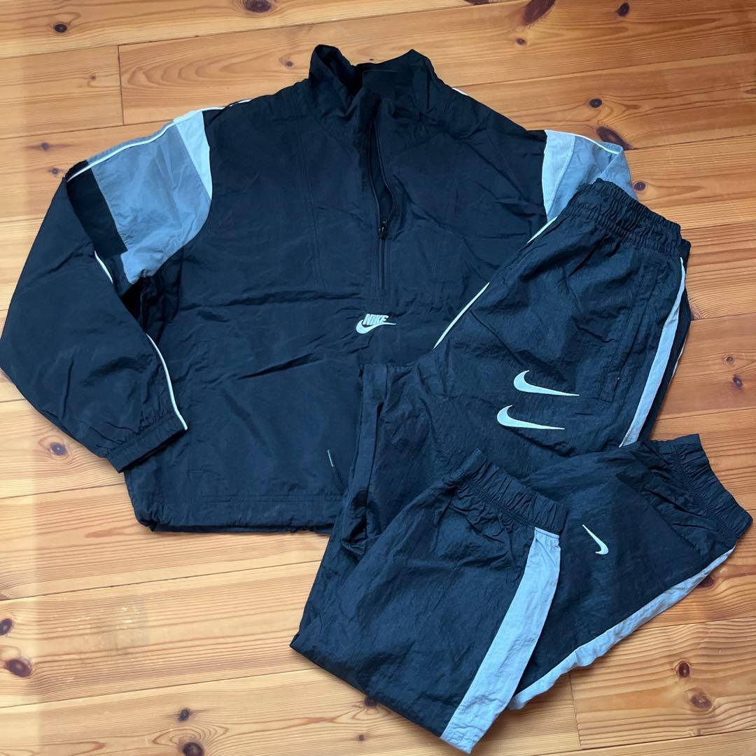 ユ*メ様 【1/10まで出品】NIKE 上下セット 黒　グレー　セットアップ　ナ
