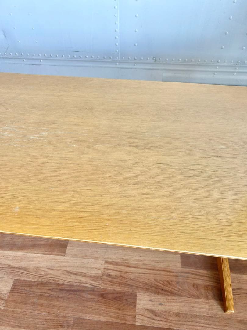 705 無印良品 オーク材　テーブル リビング ダイニング　北欧　ナチュラル　b