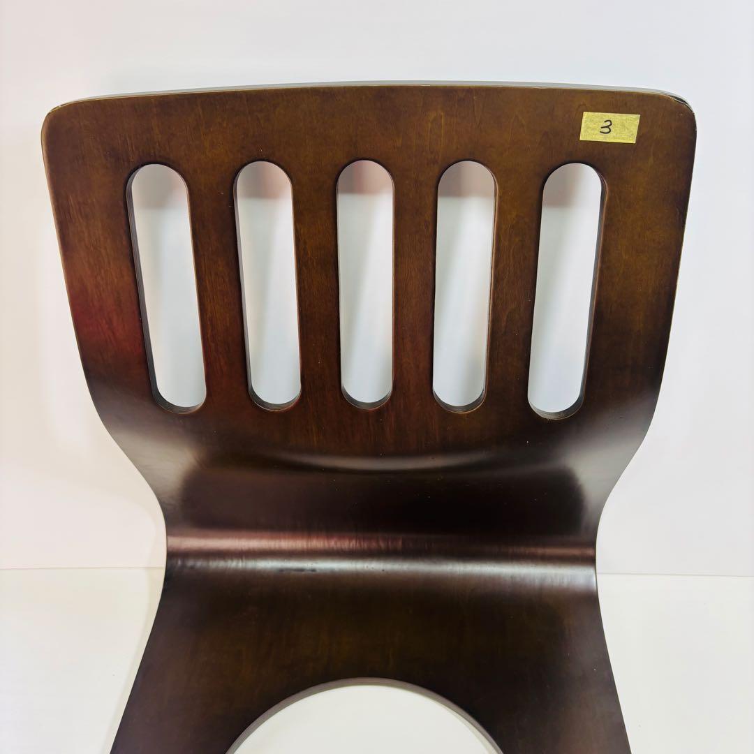 曲げ木 木製座椅子 4脚セット