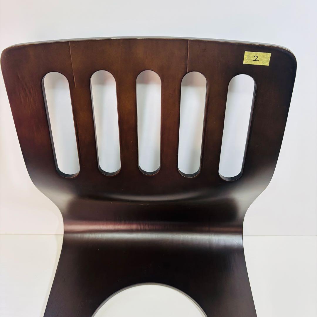 曲げ木 木製座椅子 4脚セット