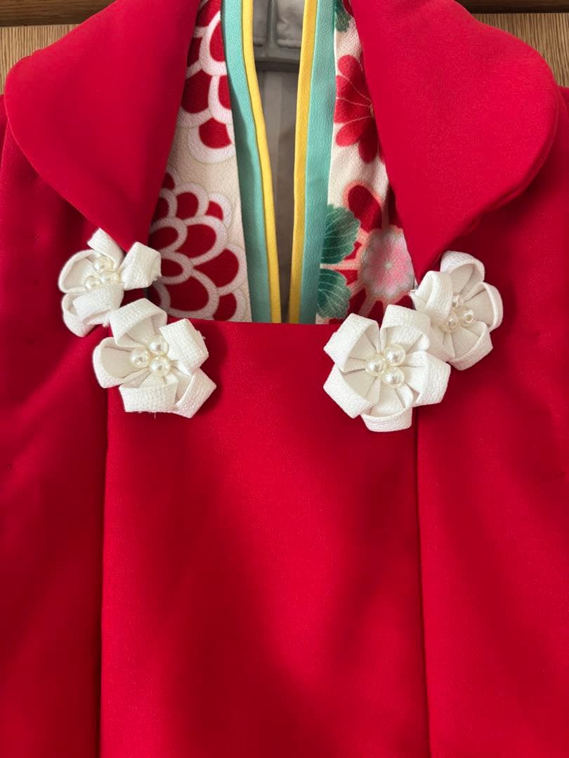 3歳　七五三　キャサリンコテージ　100cm 被布　3点セット