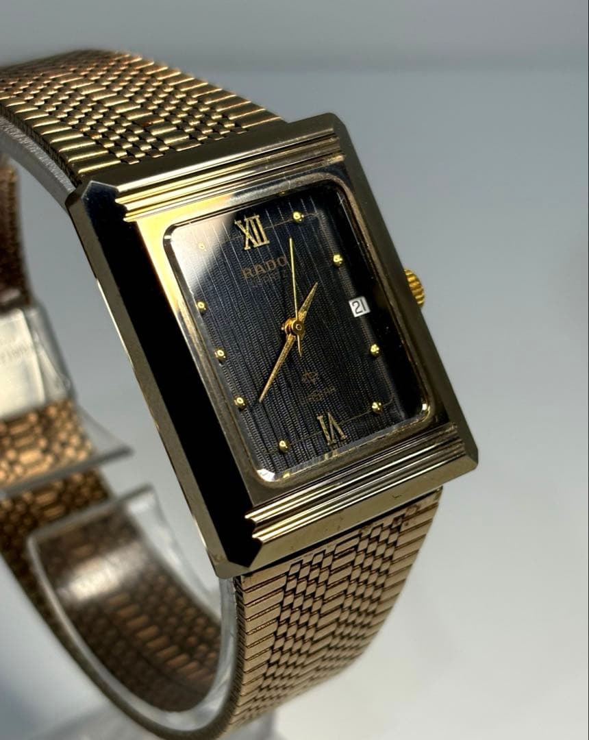 【新品電池】RADO ラドー ダイヤスター スクエア ユニセックス 腕時計