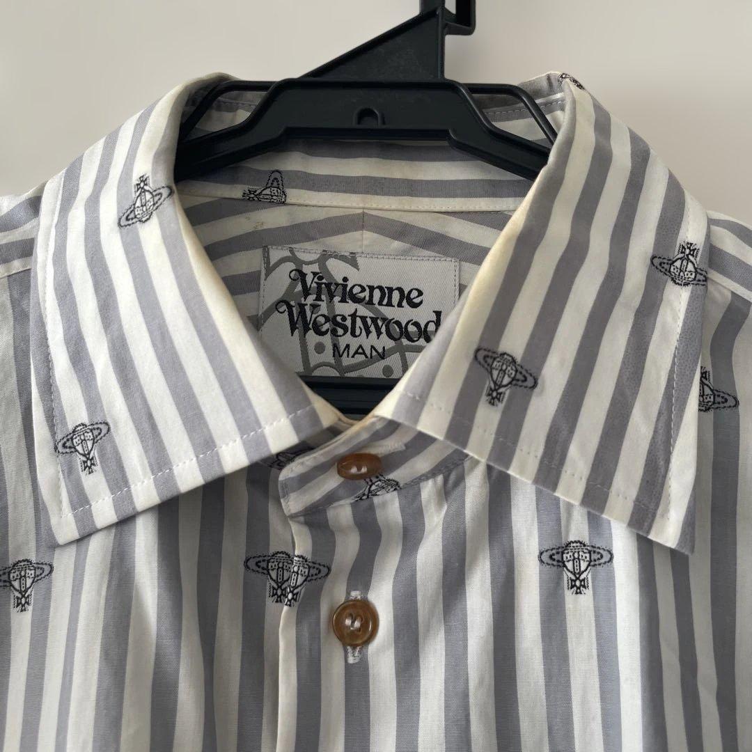 訳あり Vivienne Westwood Man ストライプシャツ