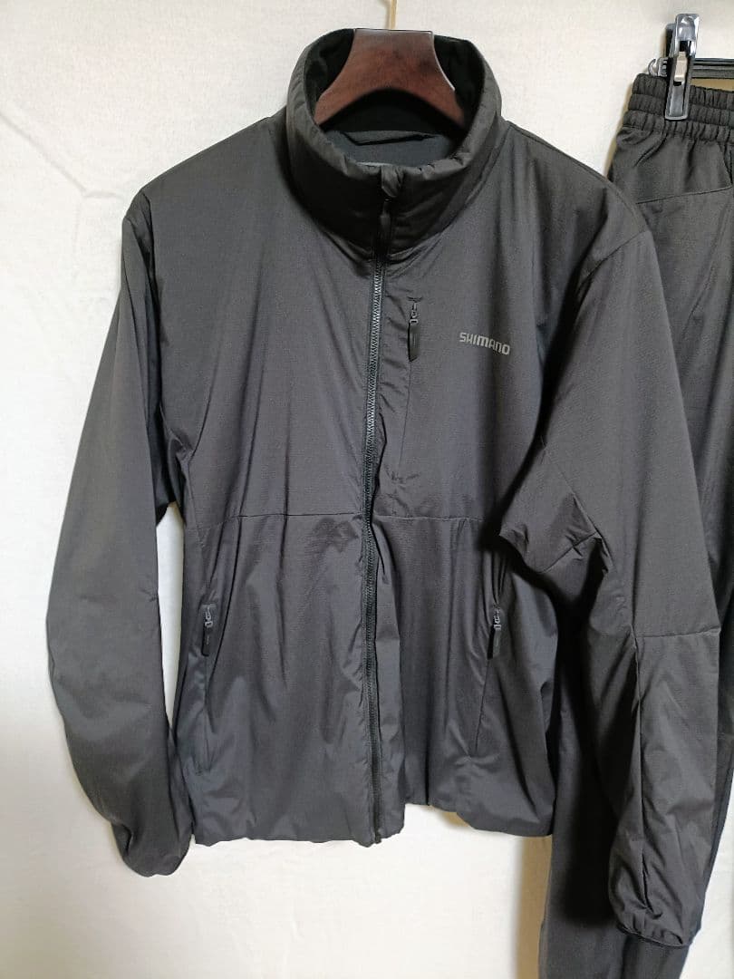最終値下げシマノ アクティブインサレーションセットアップ ジャケットパンツダウン