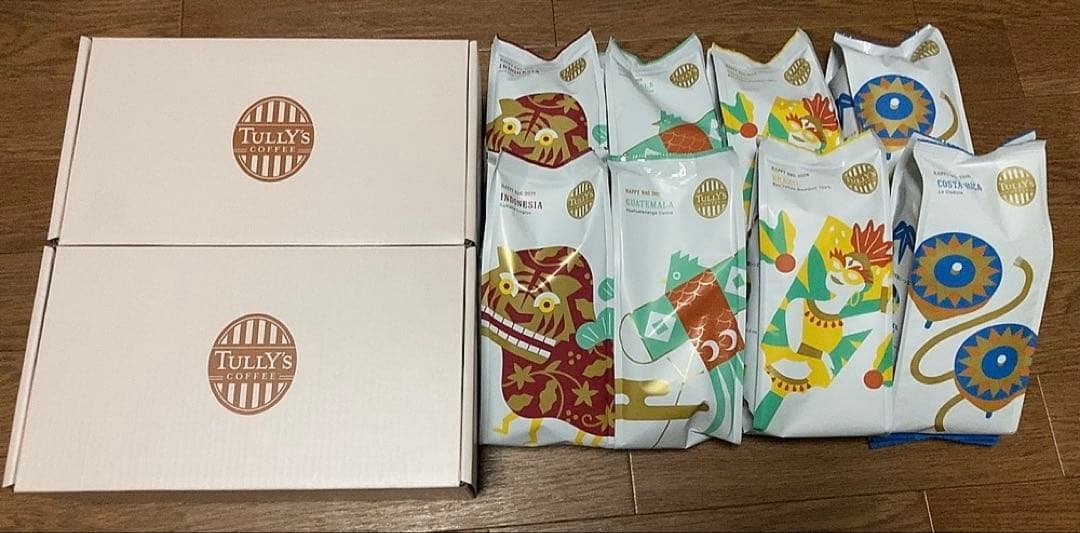 【新品未使用】タリーズハッピーバッグ　2026 コーヒー豆、粉、耐熱ガラスポット