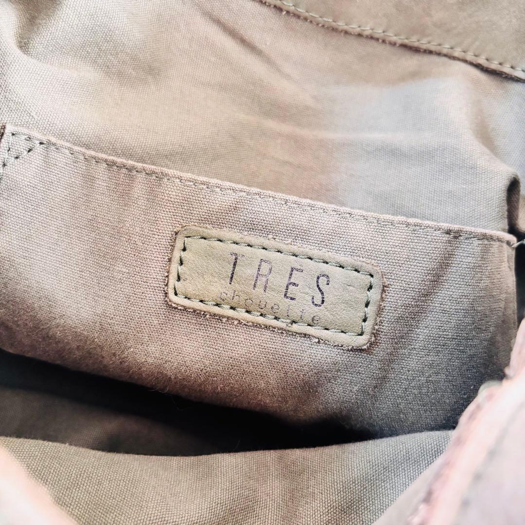 バッグ y2k 00s Archive TRES toteBag Studs Khaki