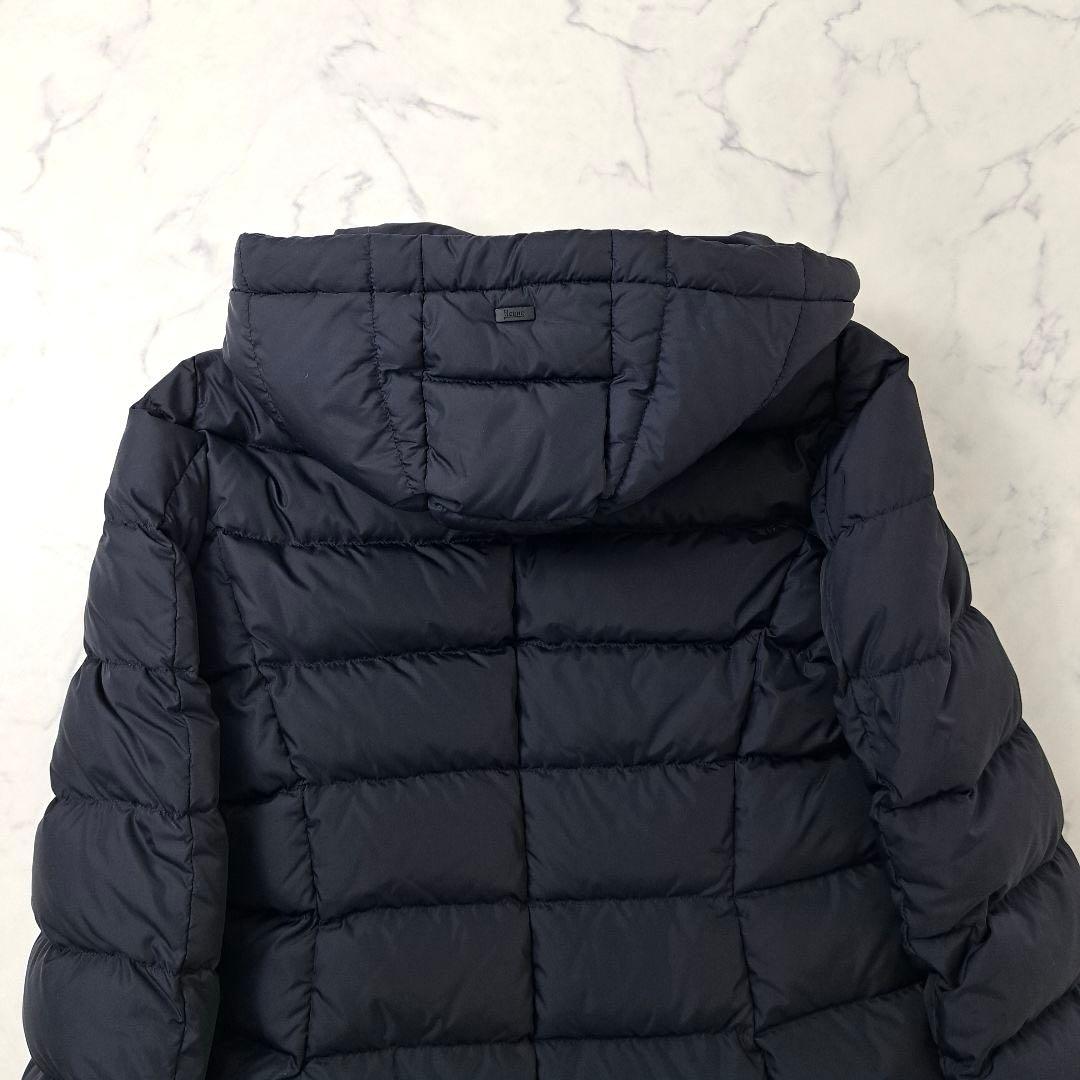 クリーニング済み★HERNO ヘルノ 高機能 ポーラテック ダウンコート 44