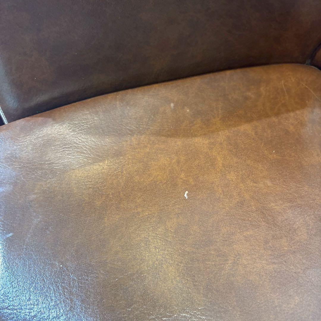 ヴィンテージ　レザー　1人掛けソファ アームチェア クラシック　喫茶店　レトロ