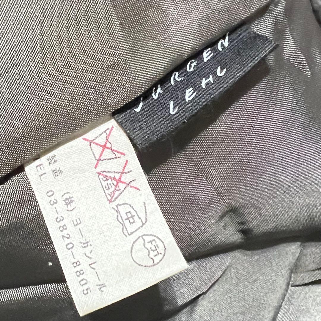 JURGEN LEHLヨーガンレールの上質なメルトンウールスカート　サイズM