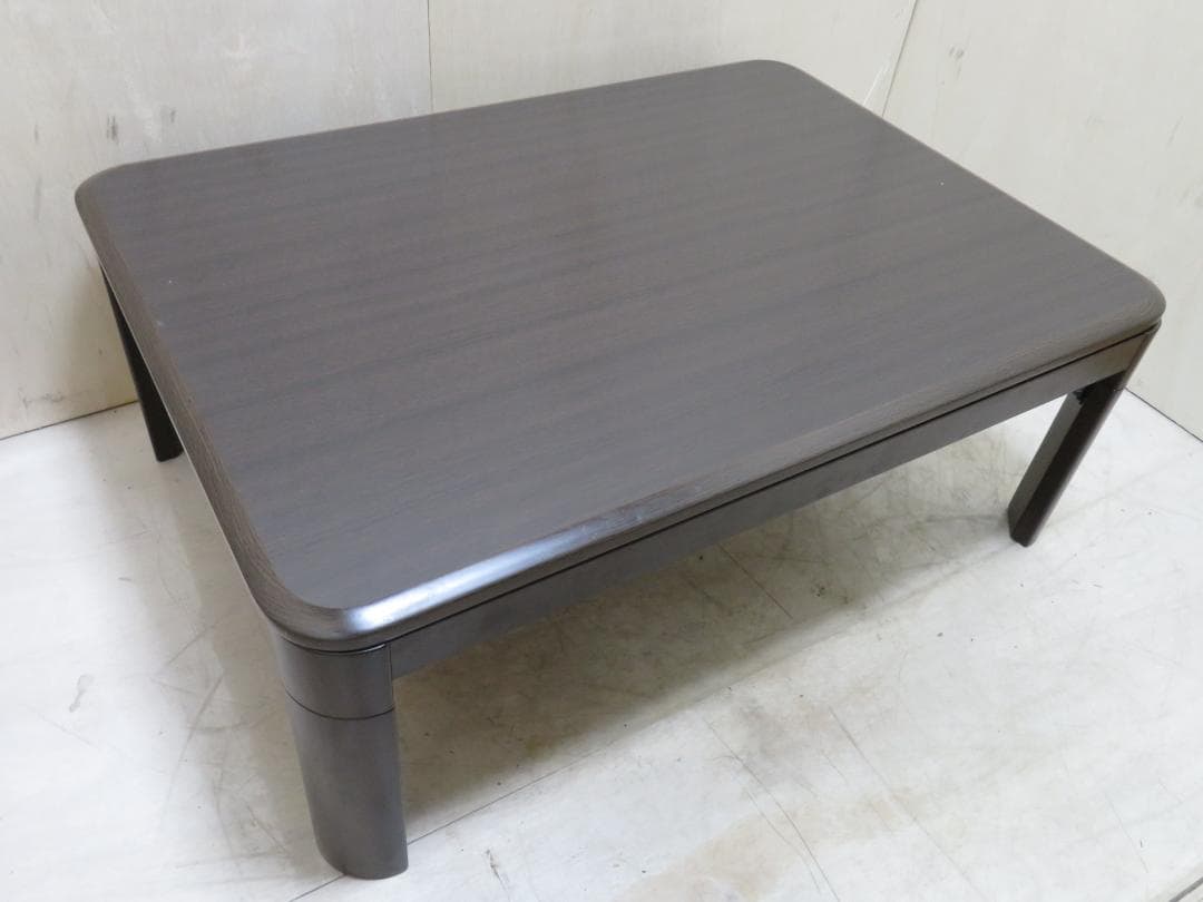 ニトリ 家具調こたつ アングル 105 DBR 105×75cm 掛布団付き