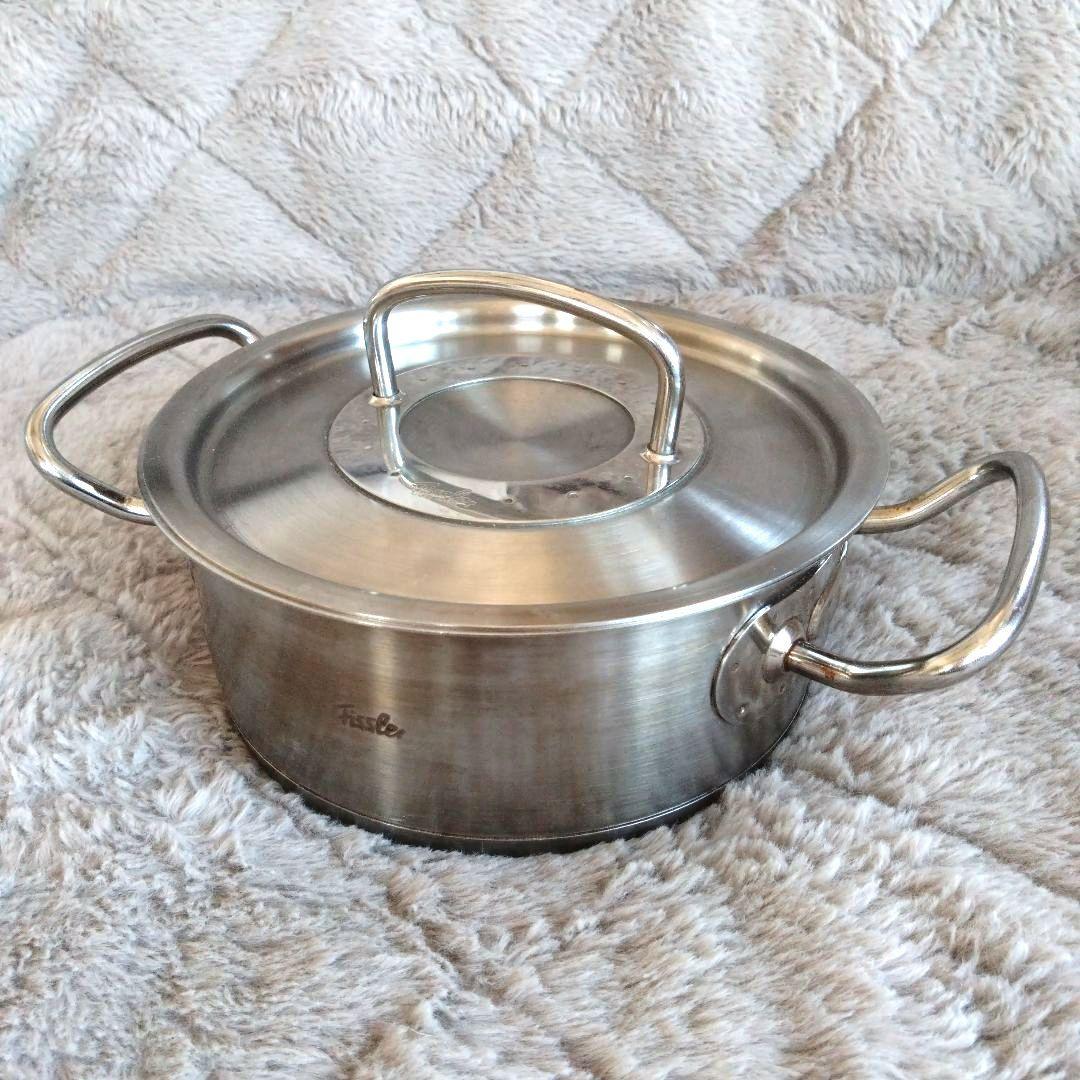 フィスラー ステンレス 両手鍋　20cm