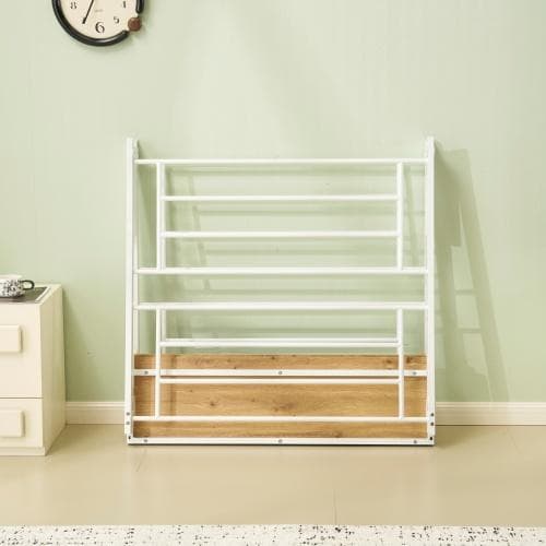 【新作】【ホワイト】 パイプベッド 折りたたみ ベッドフレーム シングル 軽量