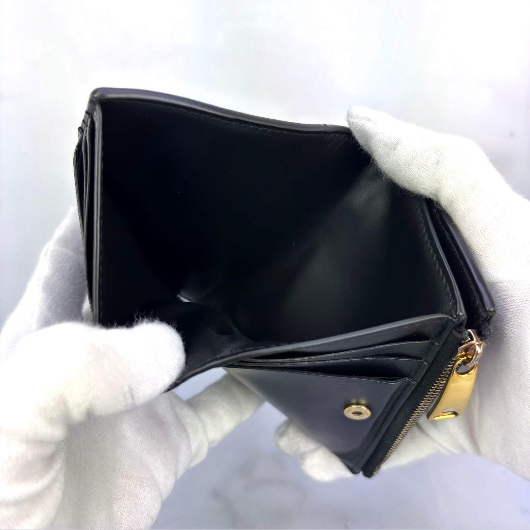 ⭐️極美品⭐️ BOTTEGA VENETA　コンパクト財布　2つ折り　カセット