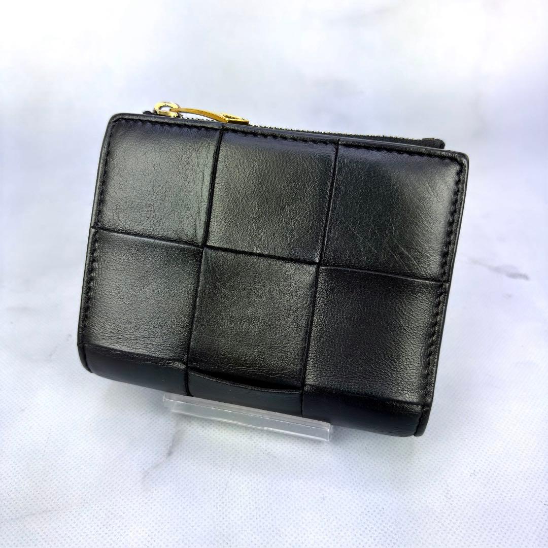 ⭐️極美品⭐️ BOTTEGA VENETA　コンパクト財布　2つ折り　カセット