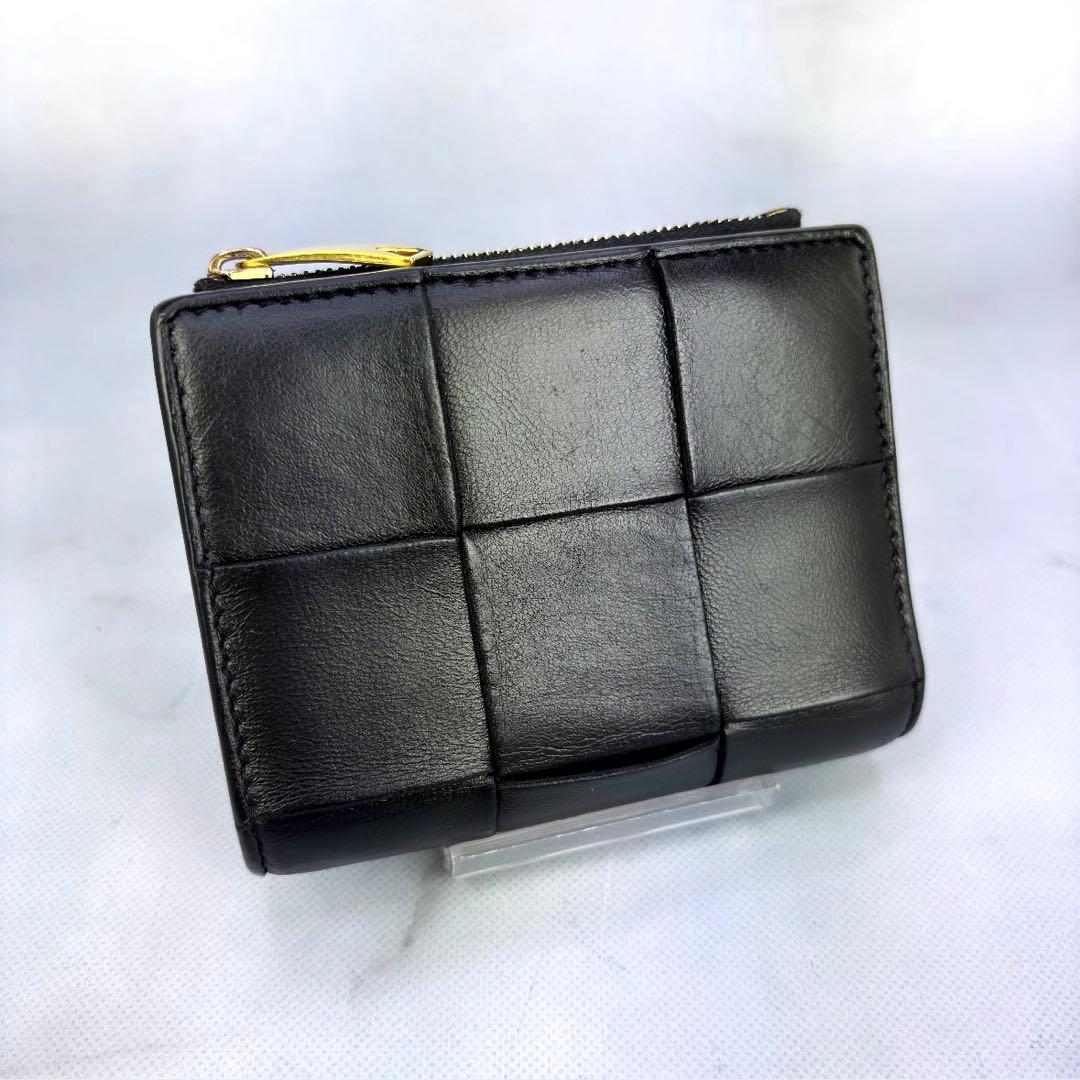 ⭐️極美品⭐️ BOTTEGA VENETA　コンパクト財布　2つ折り　カセット