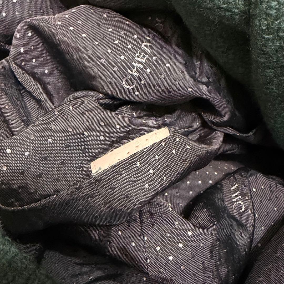 MOSCHINO モスキーノ ステッチデザインジャケット グリーン