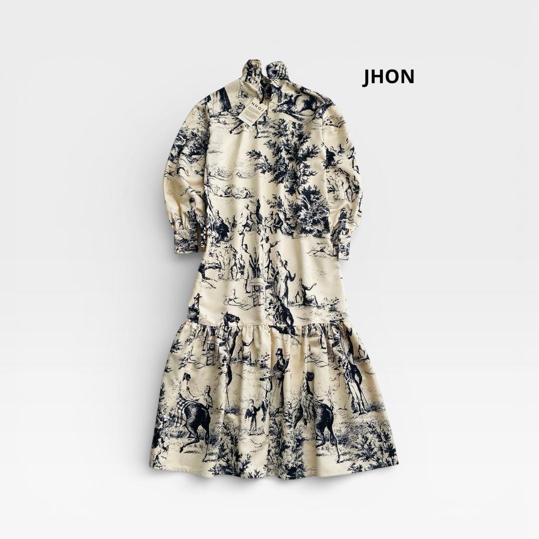 ワンピース JOHN French Scenic Printed Dress LITMUS