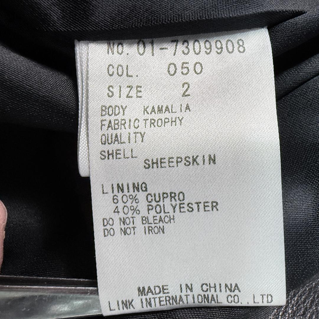 ✨希少✨セオリー ラムレザー100％ トレンチコート 軽量 ペプラム ブラック