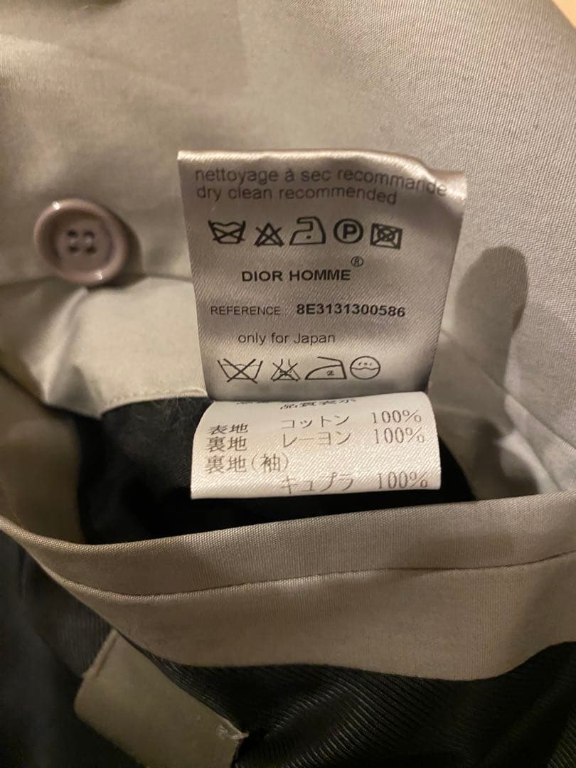 DIOR HOMME トレンチコート size 44