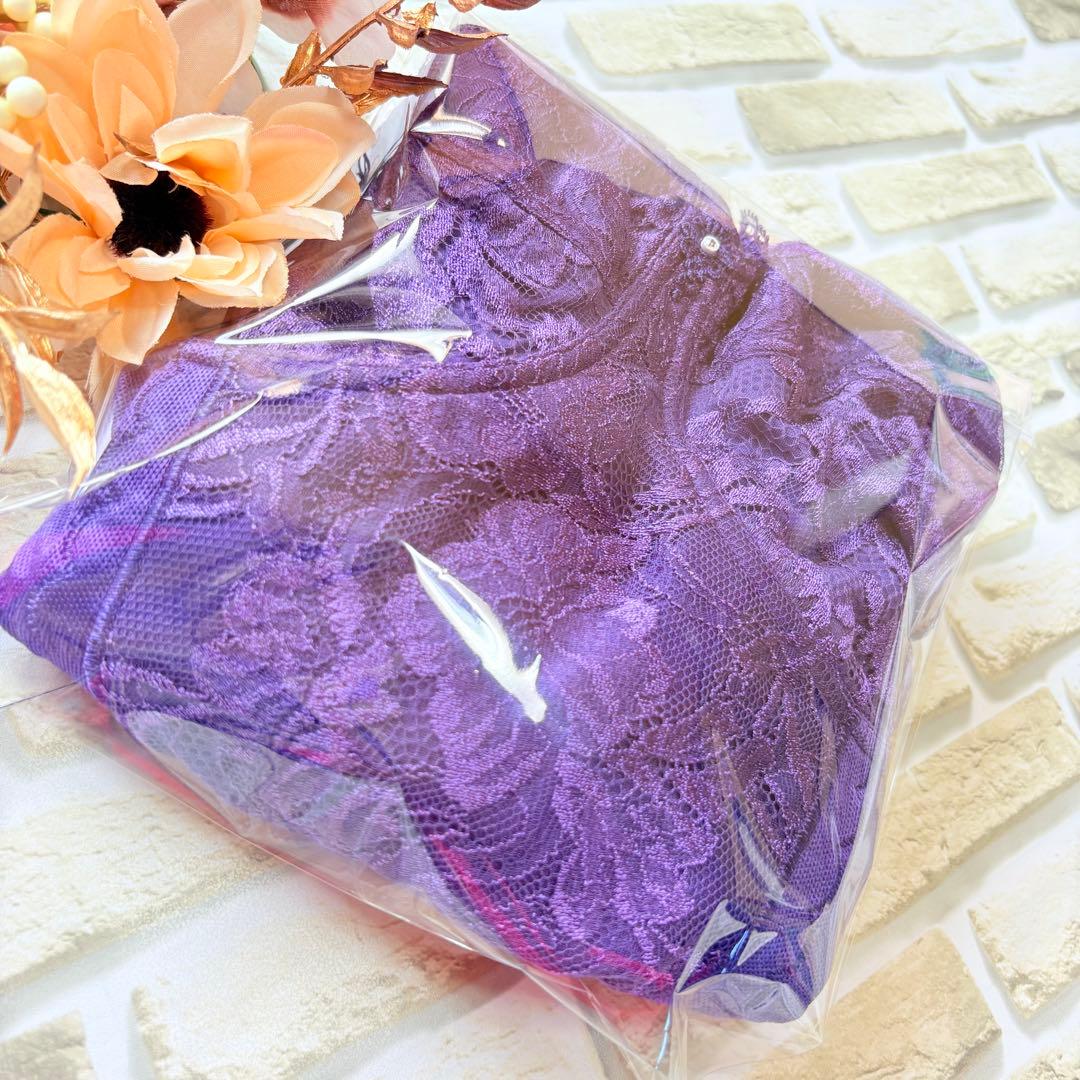 出品　シャンデール補正下着　ボディスーツD95 バイオレット冬用