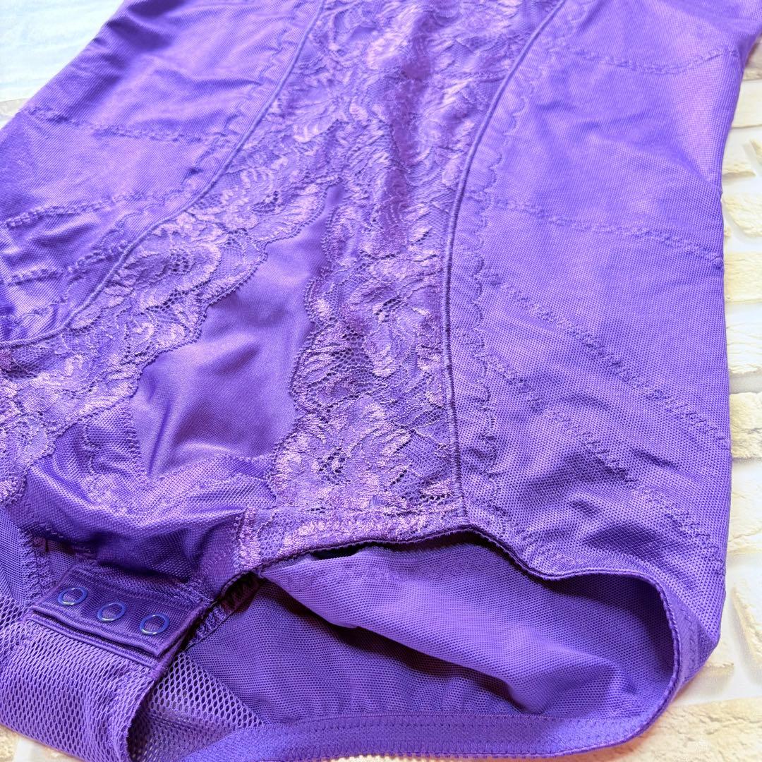 出品　シャンデール補正下着　ボディスーツD95 バイオレット冬用