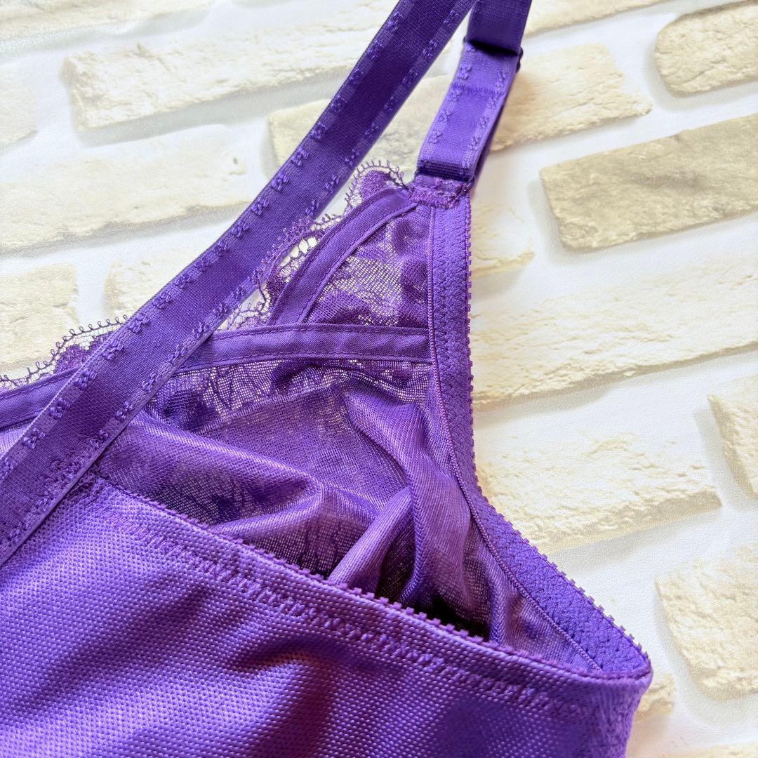 出品　シャンデール補正下着　ボディスーツD95 バイオレット冬用