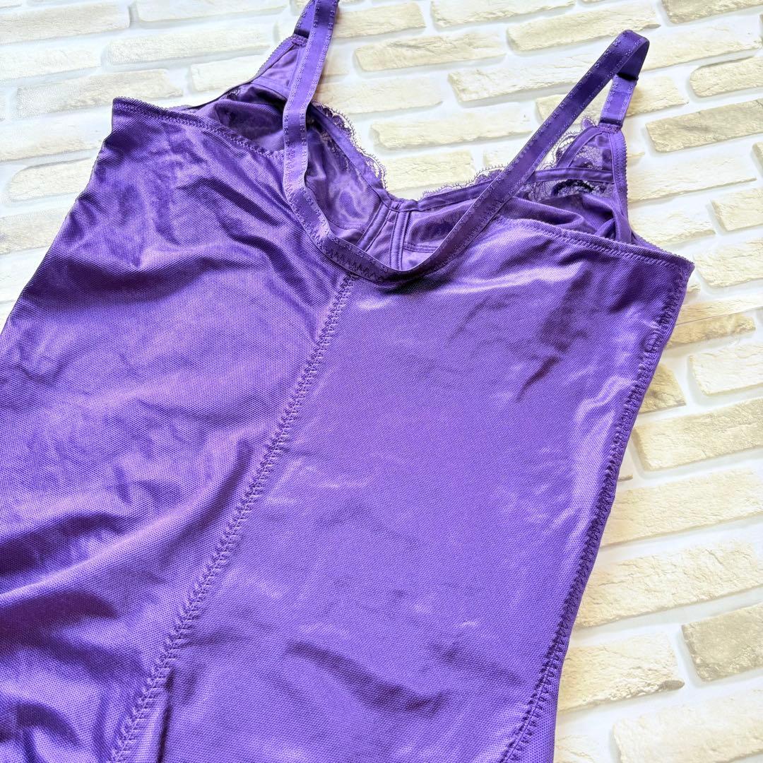 出品　シャンデール補正下着　ボディスーツD95 バイオレット冬用