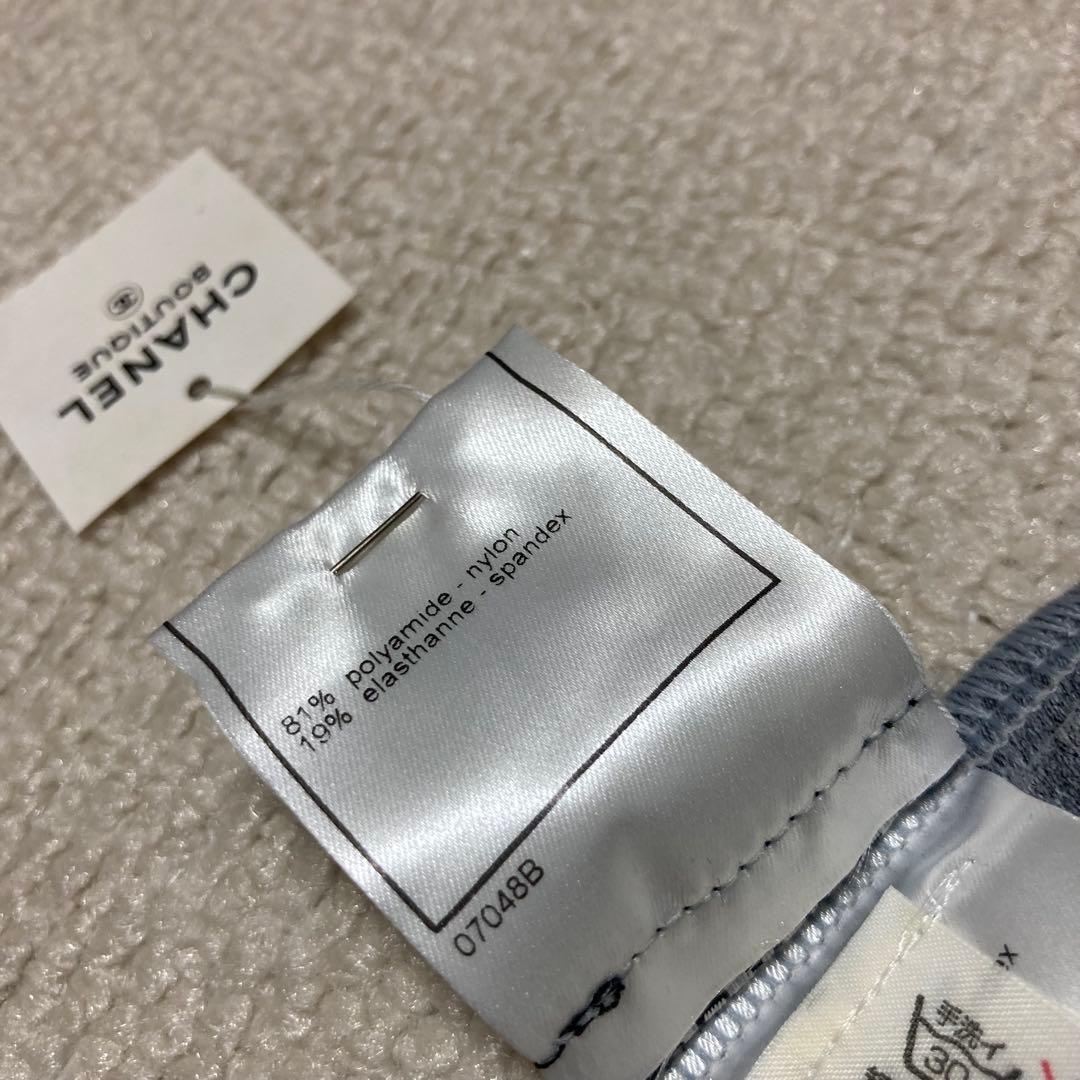 【レア】CHANEL 98P未使用タグ付サイズ38 水着　セパレート　ココマーク