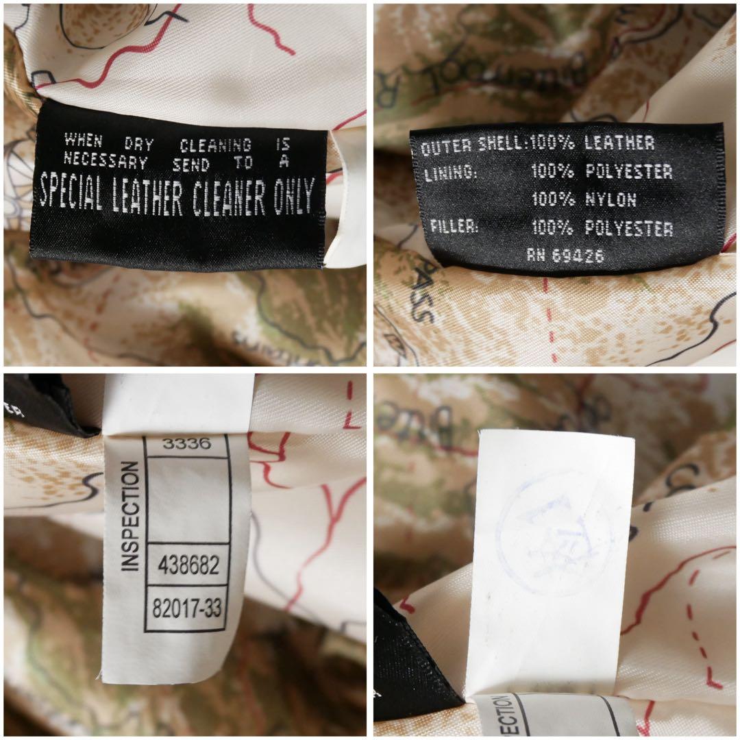 WILSONS LEATHER A2 Type レザージャケット ブラウン XL