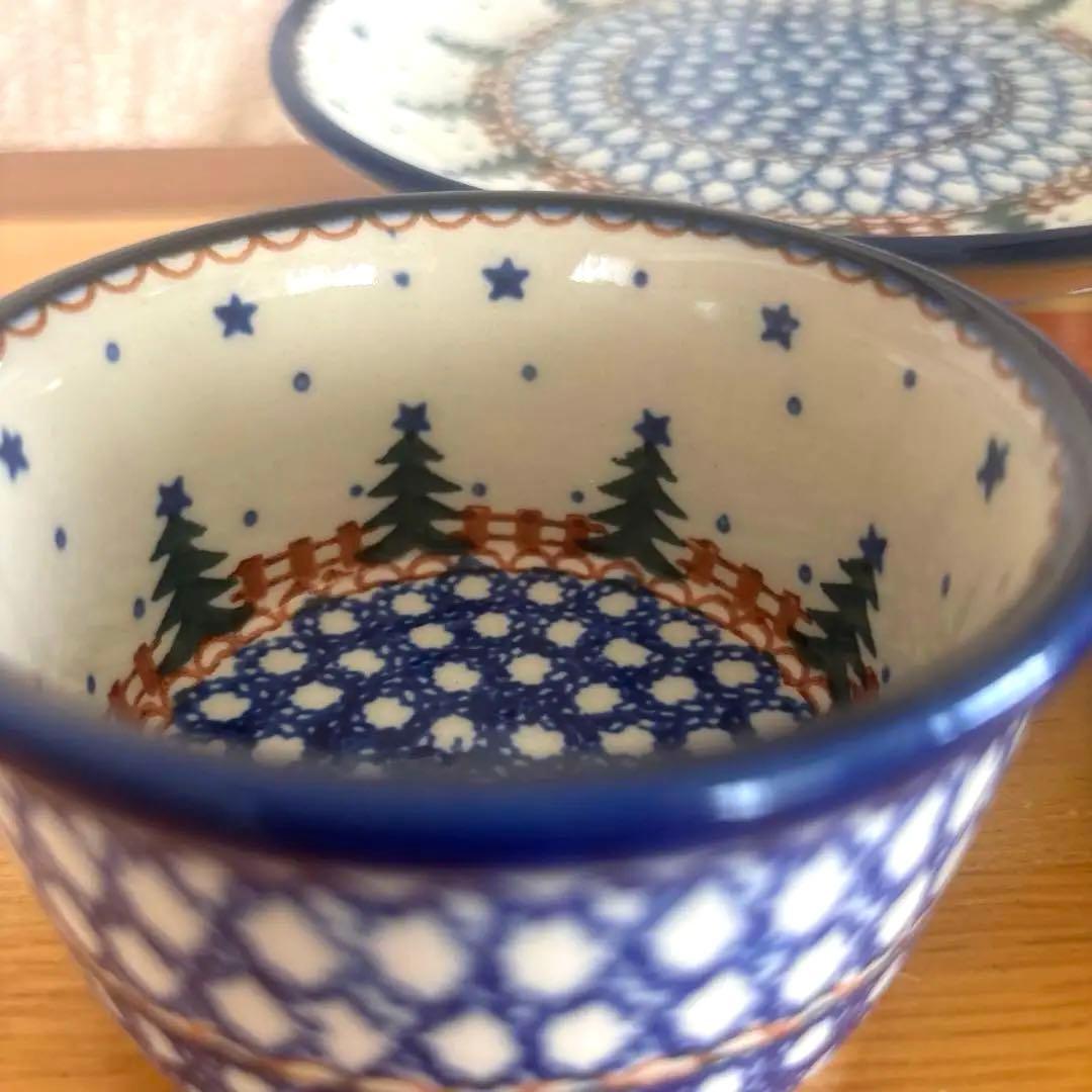 【専用ページ】ポーリッシュポタリー ＊ポーランド食器 3点＊クリスマス もみの木