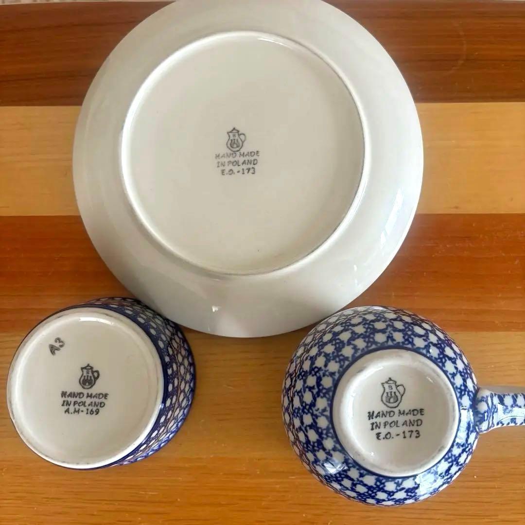 【専用ページ】ポーリッシュポタリー ＊ポーランド食器 3点＊クリスマス もみの木