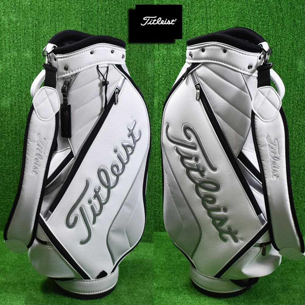 和*ん様 Titleist/タイトリスト ゴルフ キャディバッグ９型【ホワイト】