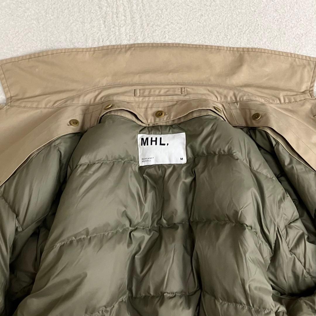 MHL ステンカラーコート ダウンライナー 着脱可　M ベージュ 匿名配送