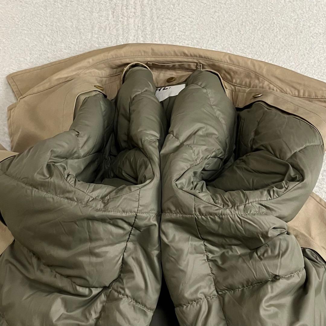 MHL ステンカラーコート ダウンライナー 着脱可　M ベージュ 匿名配送