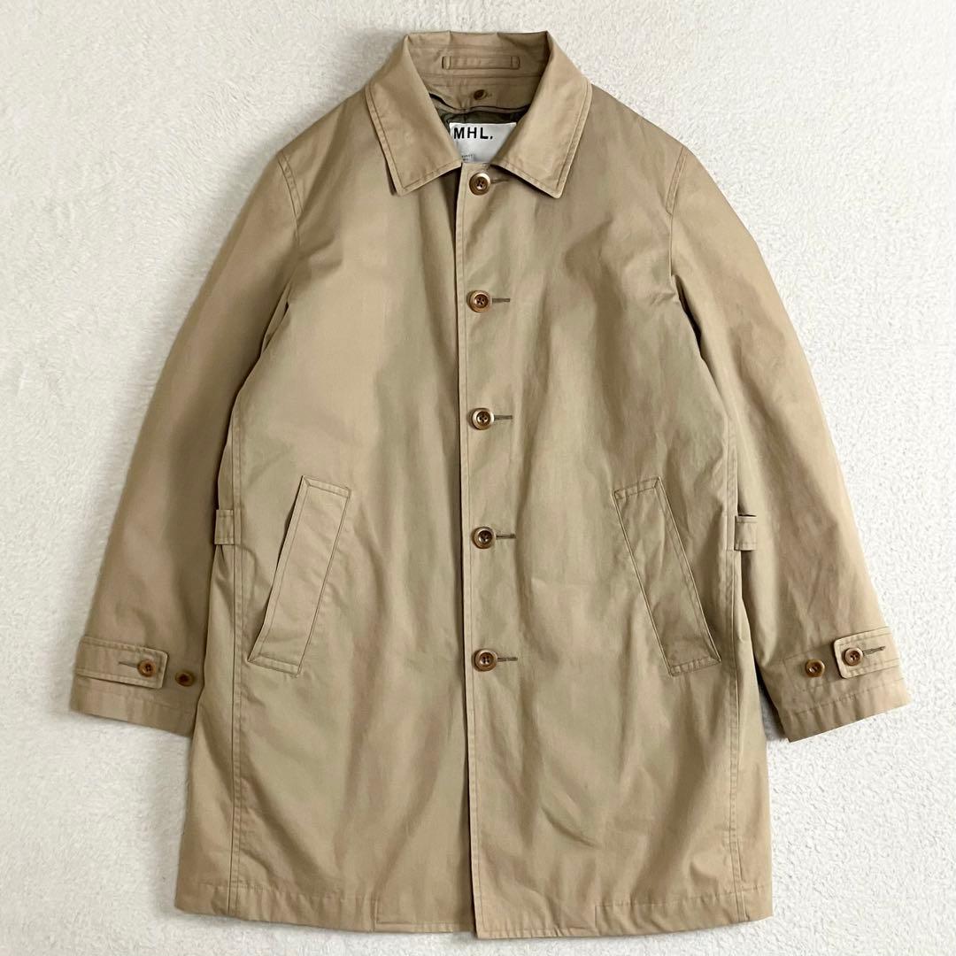 MHL ステンカラーコート ダウンライナー 着脱可　M ベージュ 匿名配送
