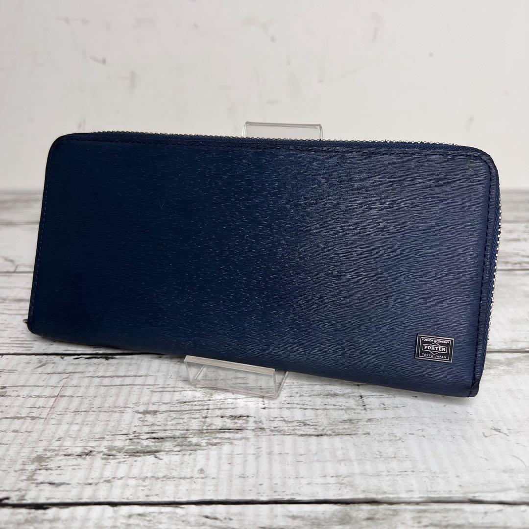PORTER ポーター レザー ラウンドファスナー 長財布 65