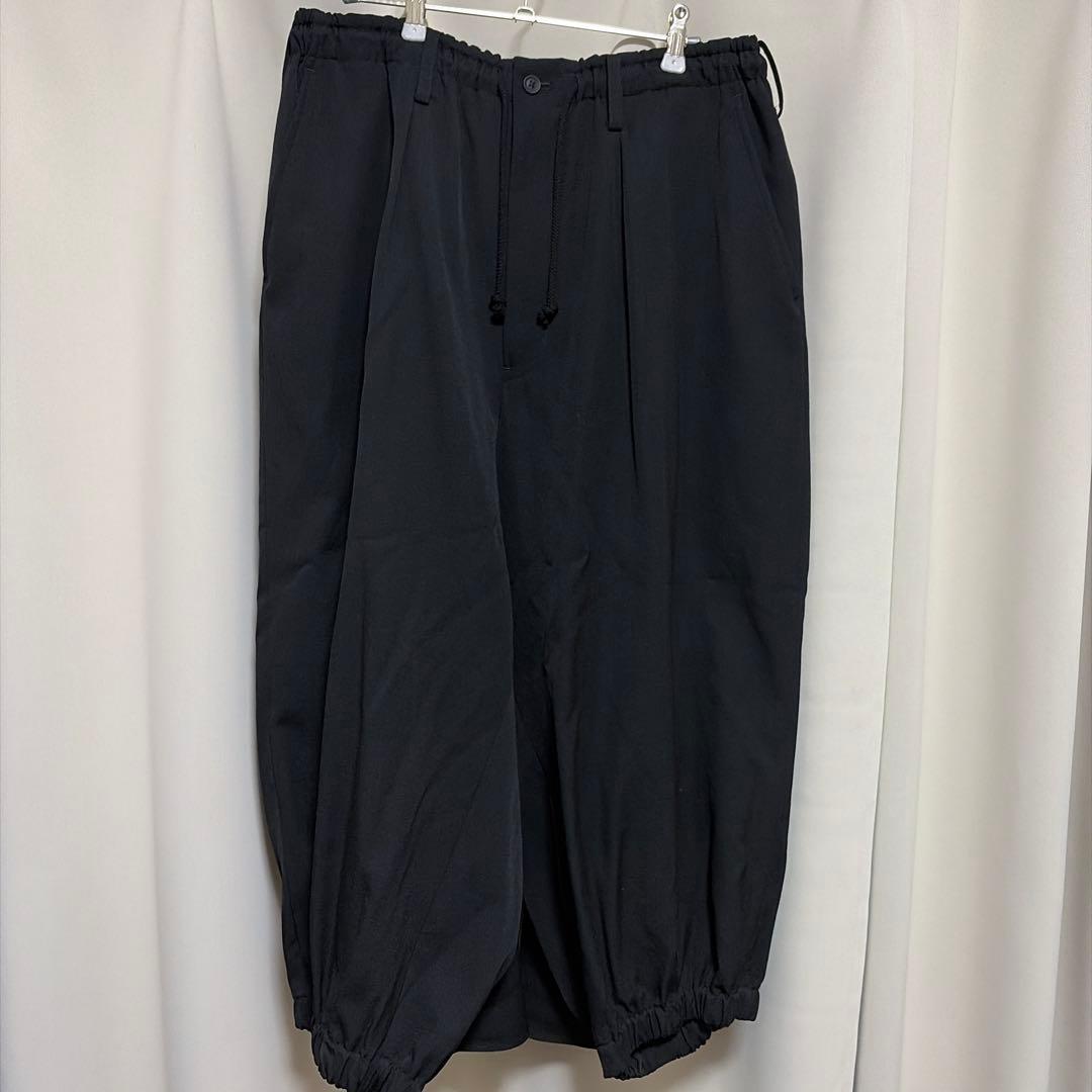 【ほぼ未使用】21AW Yohji Yamamoto ウールギャバ カラスパンツ