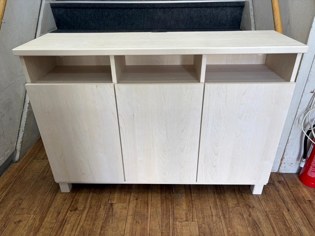 【福岡市限定】サイドボード 収納棚 リビング収納110×32.5×79cm