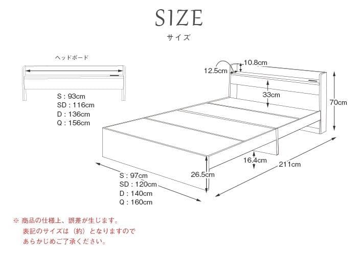 【R】クイーン　マットレスなし【収納なし】 送料込み！【ブラック】