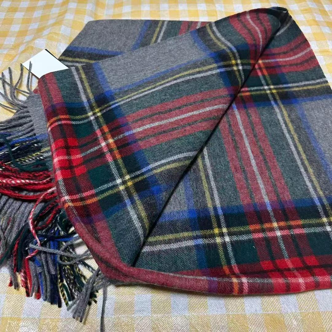 い*ま様 ジョンストンズ カシミア 大判ストール マフラー グレースチュワート